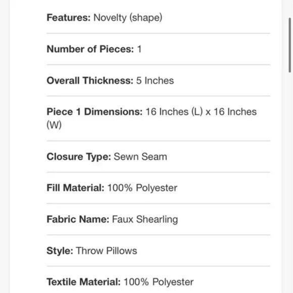 NEW Hyde and Eek! Sherpa Pumpkin Toss Throw Pillow Halloween Fall SET OF 2 - Picture 5 of 7